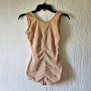FAJA Beige/Cream Torso Leotard Body Shapewear Tank
